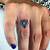 Diamond Tattoo On Finger