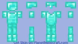 Unleash Your Inner Warrior with the Dazzling Diamond Armor Minecraft Skin: Crafted to Perfection