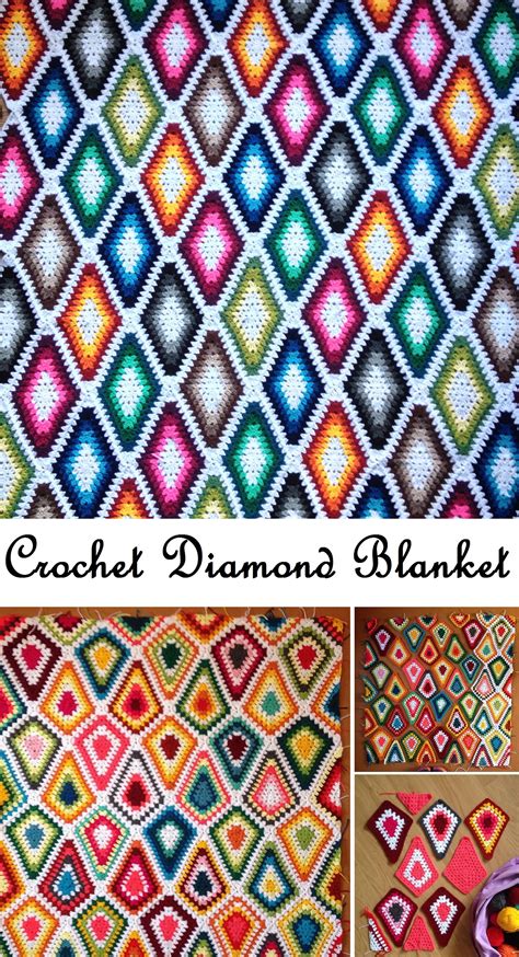 Diamond Crochet Blanket Pattern