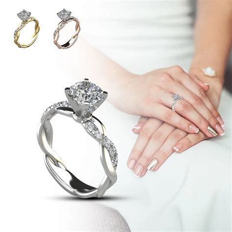 Diamond Engagement Ring Symbolizes Purity And Eternal Commitment