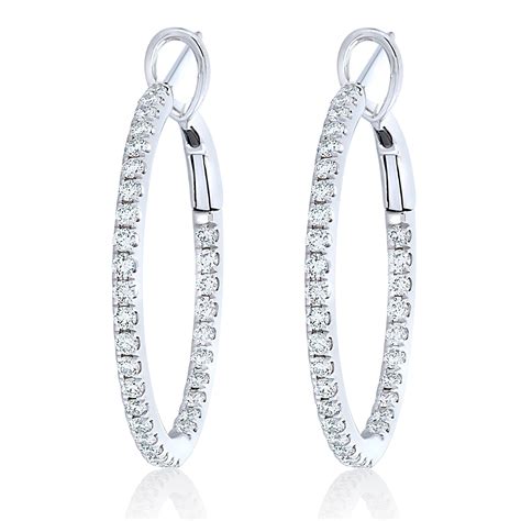 Diamond Hoops earrings is the best in this season!