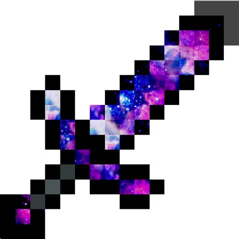Diamond Sword Galaxy Minecraft