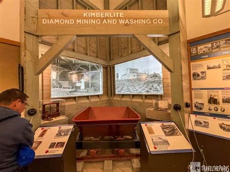 Diamond mining exhibit