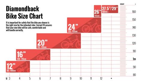 Diamondback Bike Size Chart