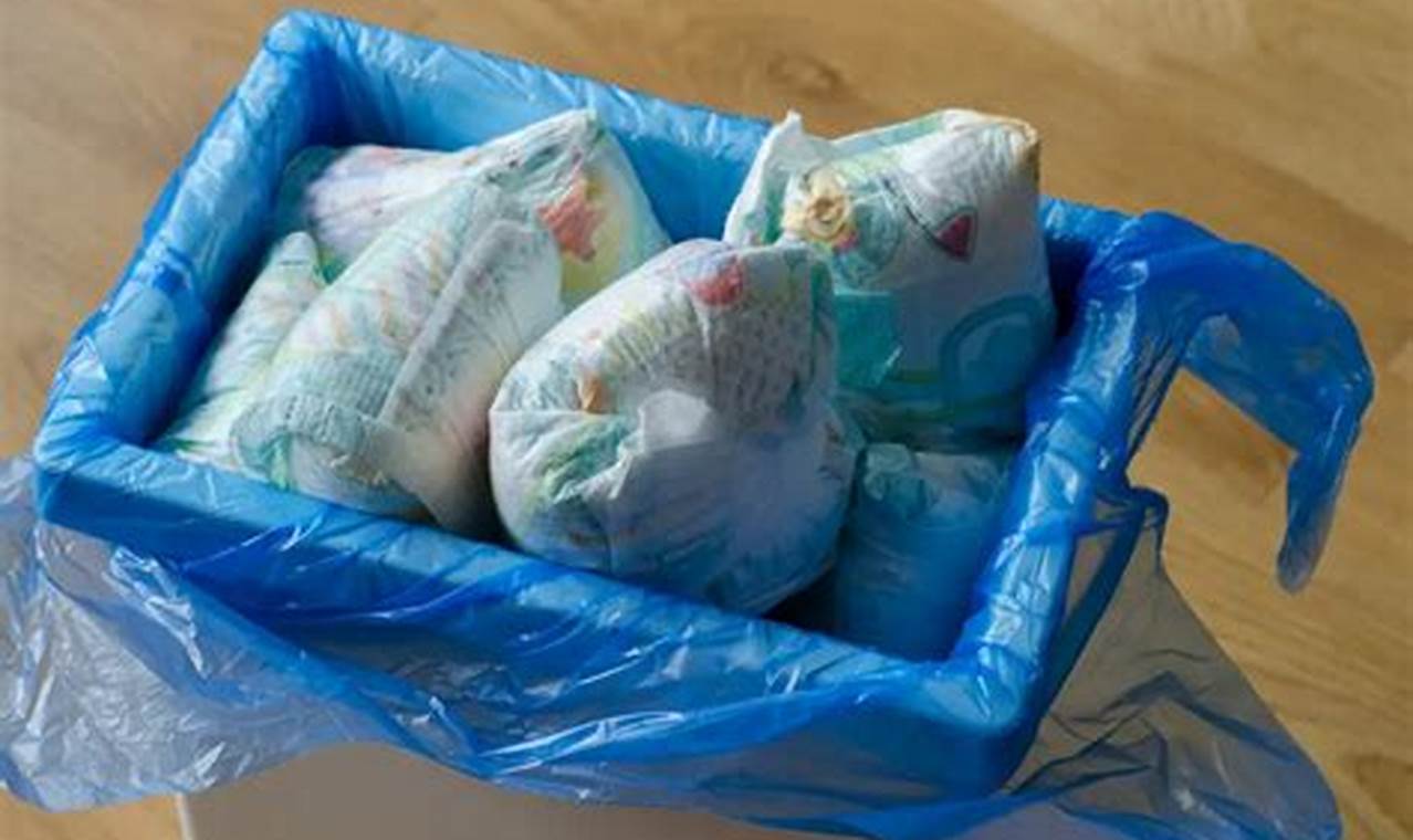 Diapers In The Trash