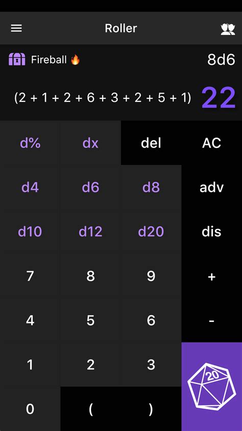 Dice rolling &amp; RPG apps