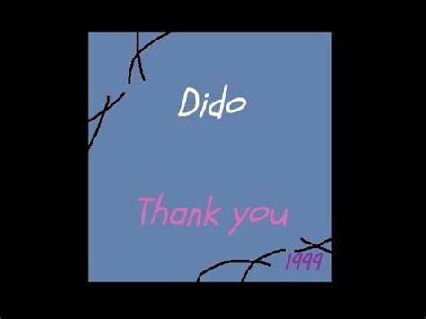 Dido Thank You Traduction