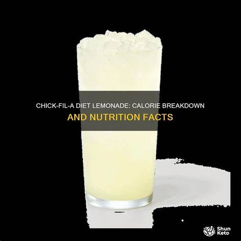 Diet Lemonade Chick Fil A Nutrition