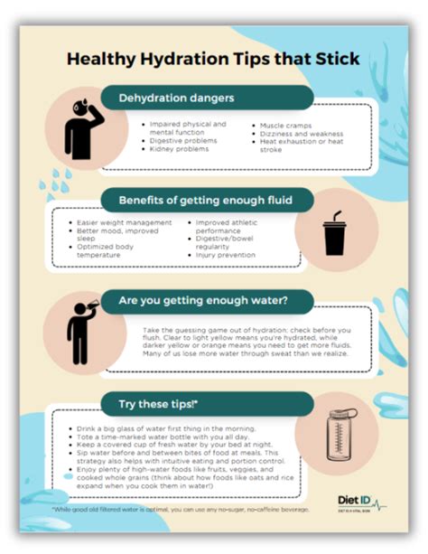 Diet and Hydration Quick Tips