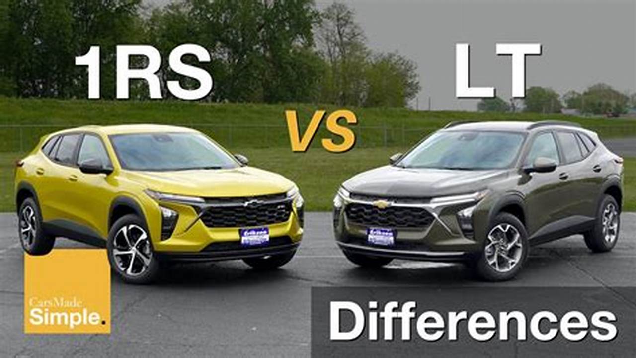 Difference Between 2024 Chevy Trax Models