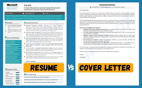 Difference Between Cover Letter And Resume