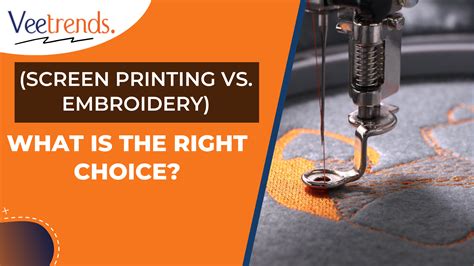 Difference Between Embroidery And Screen Printing