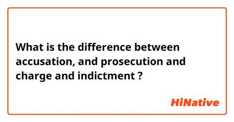 Difference Between Indictment And Charge
