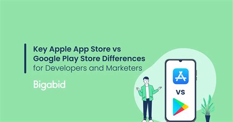 Difference between the Play Store and the Apple App Store