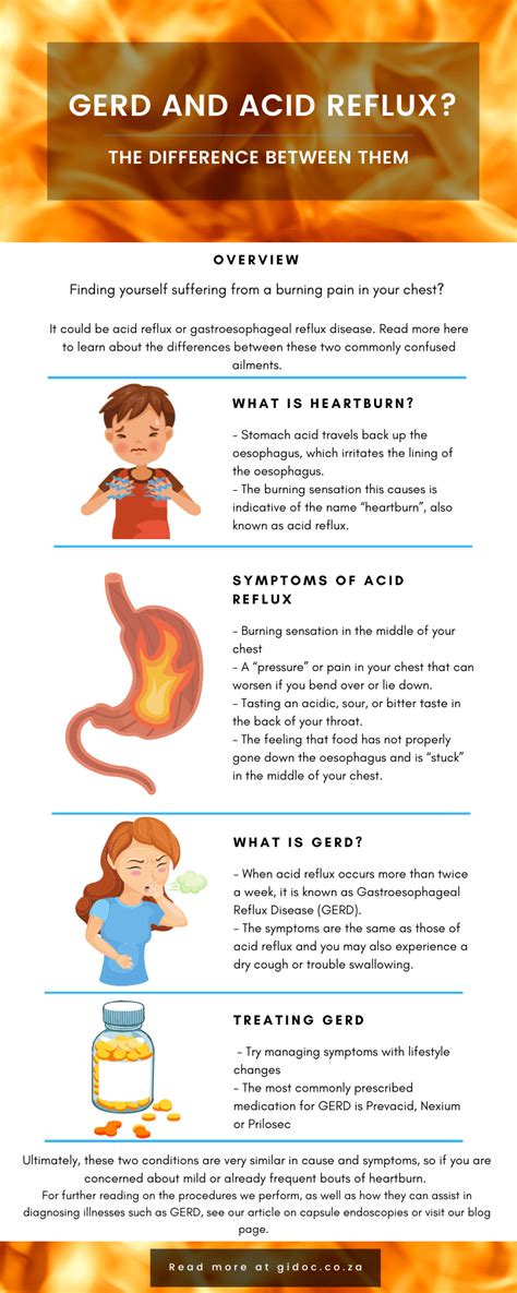 Differences Between Acid Reflux and GERD