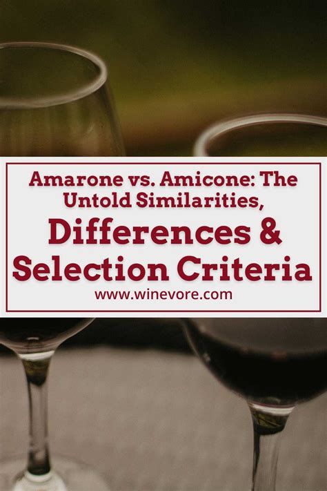 Differences in Amarone