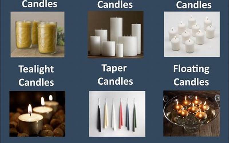 Different Types Of Candles