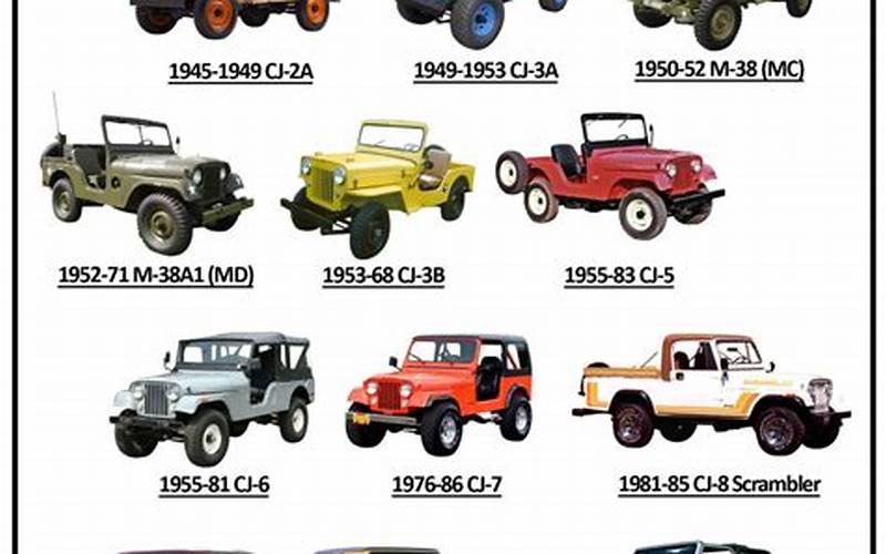 Different Types Of Jeep Apparel
