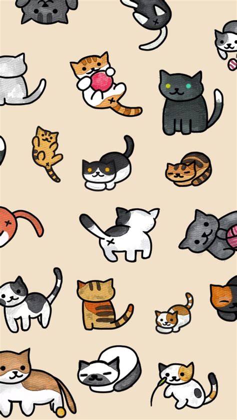 Different Types of Wallpaper Cartoon Cat