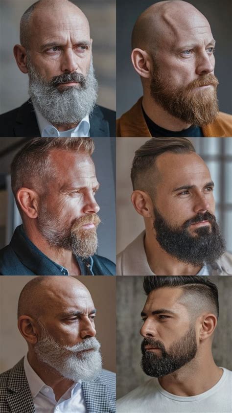 Different Beard Styles Bald Head