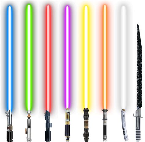 Different Colored Lightsabers