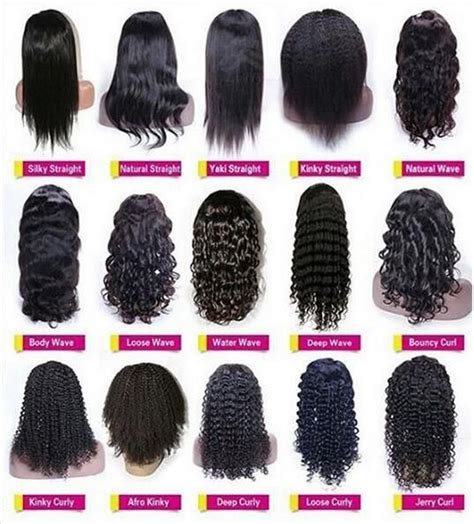Different Curl Patterns in Wavy Wigs