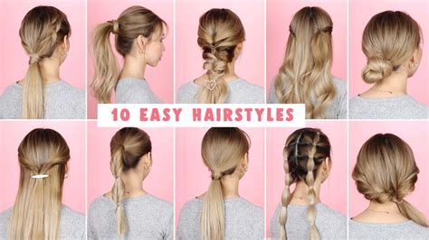 Different Easy Hairstyles To Do At Home Step By Step