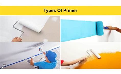Different Primer Types for Different Surfaces