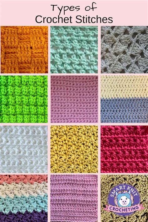 Different Types Crochet