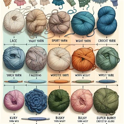 Different Types Of Crochet Thread