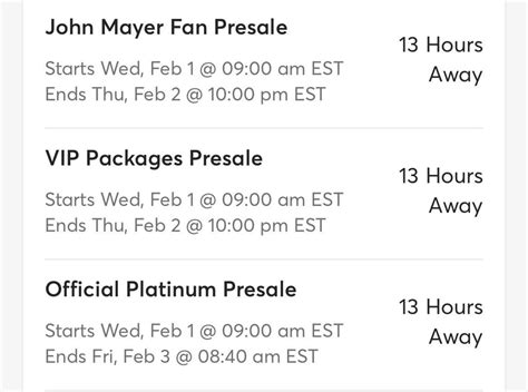 Different Types of Presale Codes