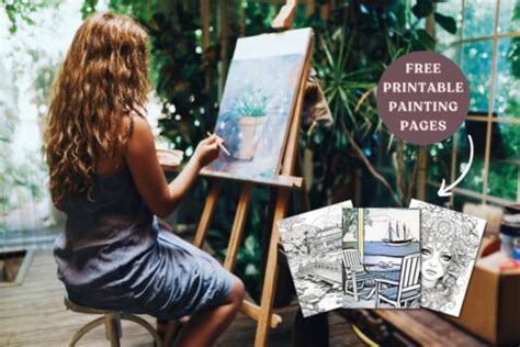 Different Types of Printable Painting Pages Available