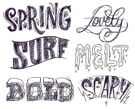 Different Ways To Draw Letters