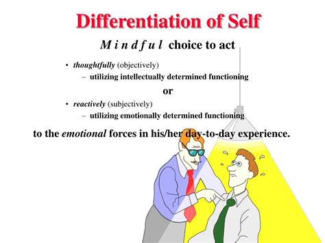 Differentiation Of Self Worksheet