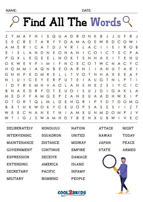 Difficult Word Search Printable