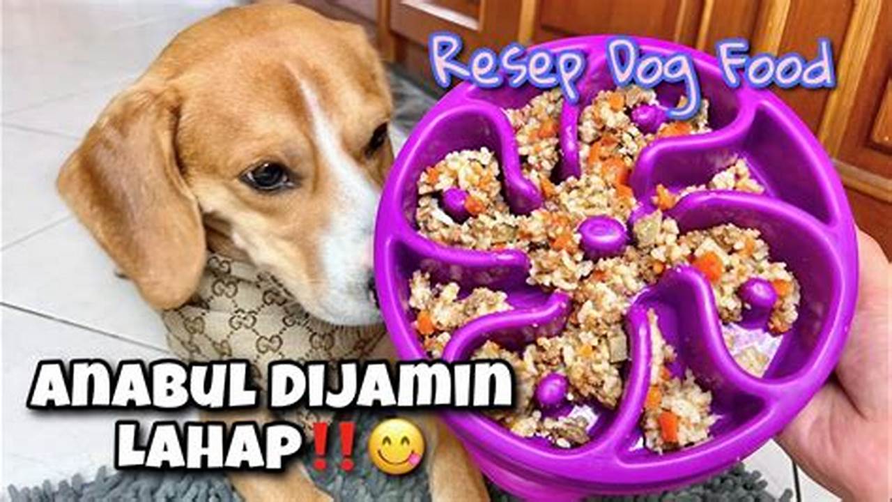 Diformulasikan Untuk Anjing Olahraga, Resep