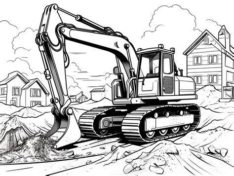 Digger Coloring Page