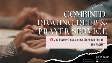 Digging Deep Prayer