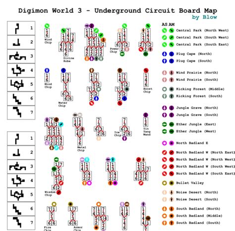 Digimon World 3 Circuit Board Guide Neoseeker Walkthroughs