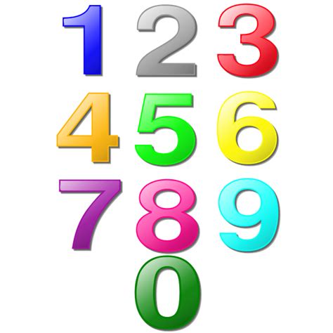 Numbers ClipArt