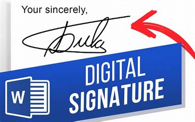 Digital Signature In Word