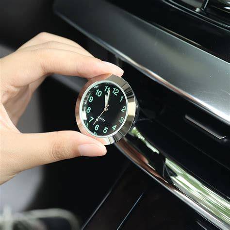 Digital Clock Ornament Button 01