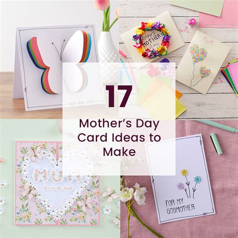 Digital Creative Mothers Day Cards Options