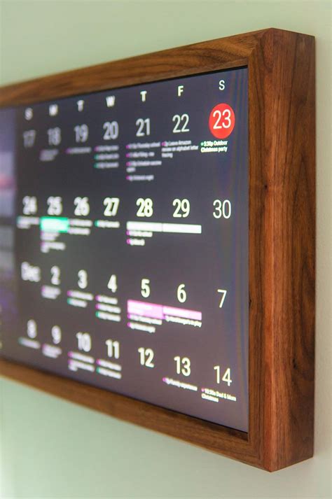 Digital Display Calendar
