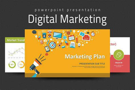 Digital Marketing Strategy Template Ppt