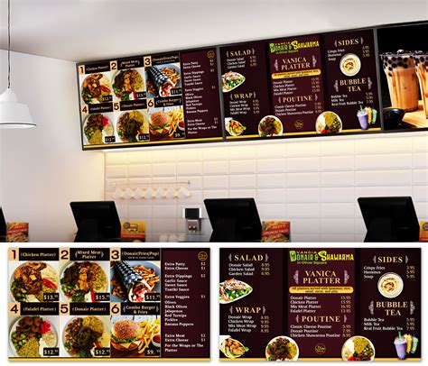 Digital Menu Boards Template