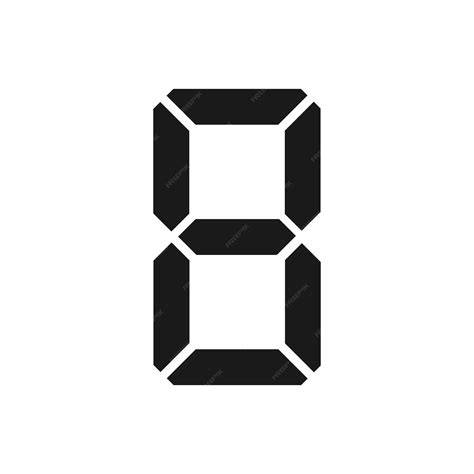 Digital Number 8 in technology