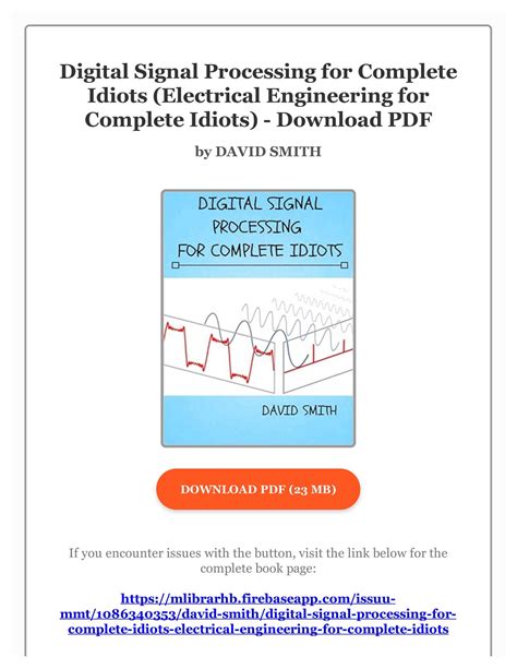 Digital Signal Processing For Complete Idiots (Electrical Engineering For Complete Idiots)