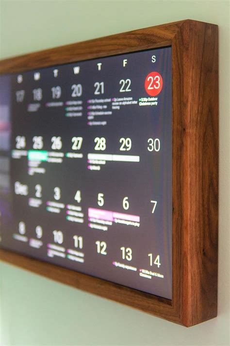 Digital Touch Screen Calendar
