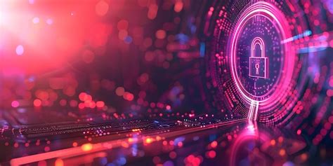 Ilustrasi Keamanan Dompet Digital dan Gembok